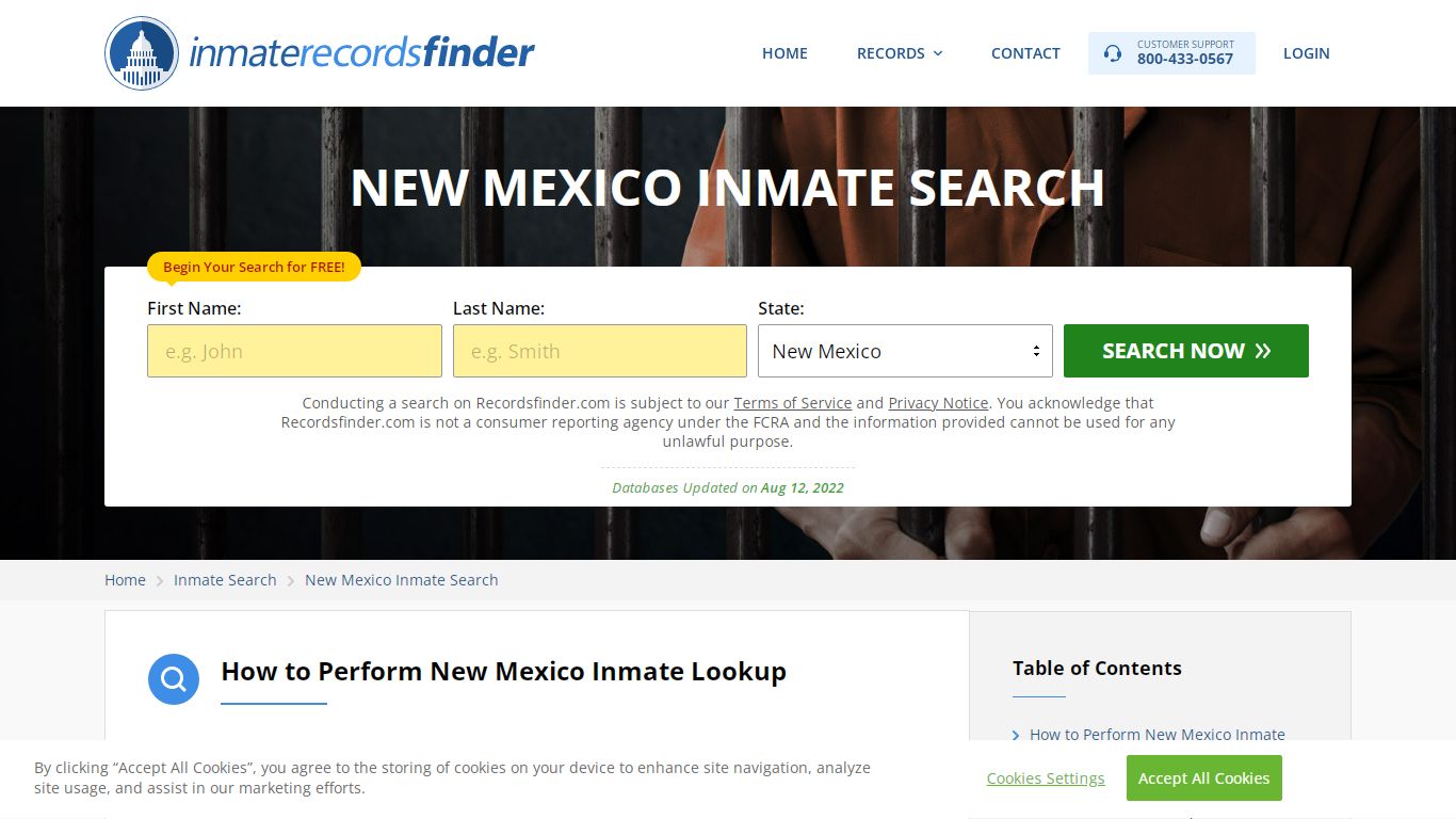 New Mexico Inmate Search - Jail & Prison Records Online